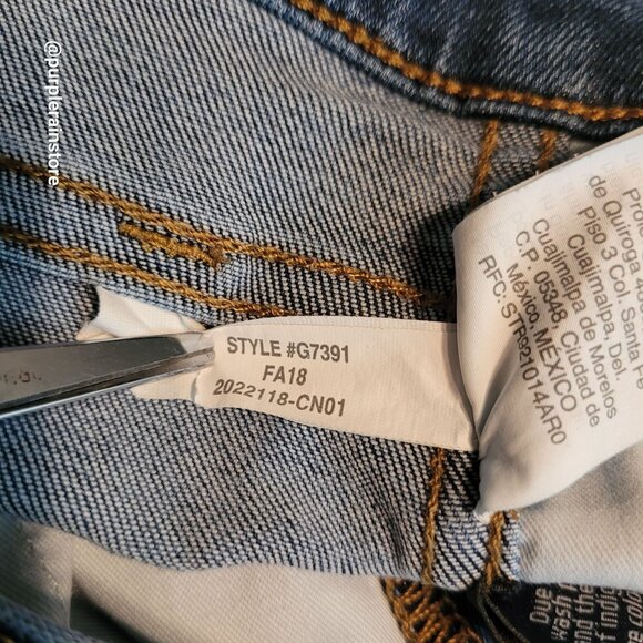 Madewell Jeans Size 28 Skinny 10" High Rise Tummy Control Danny Wash G7391 - Picture 7 of 12